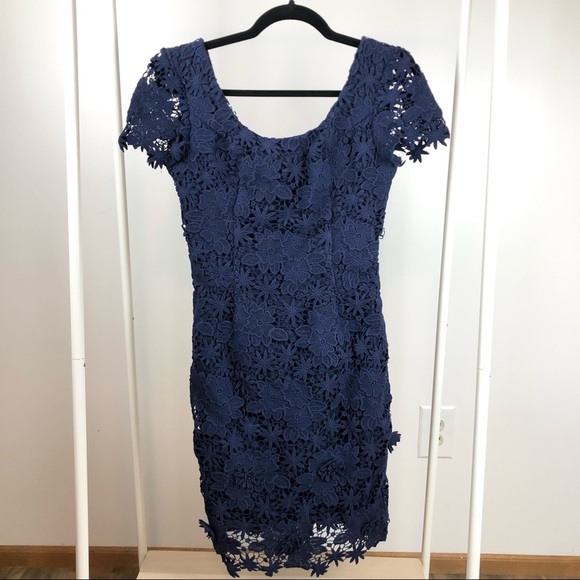 Lilly Pulitzer Marta Dress Navy Size : 4 100% Cotton - Picture 9 of 9
